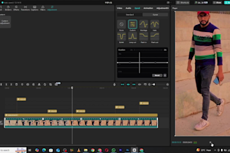 video edit like face retouch, effects, filters, slow mo, audio mixing