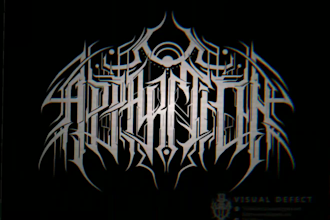 design technical death metal logo and progressive deathmetal
