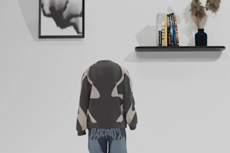 creat 3d animation for clothing brand
