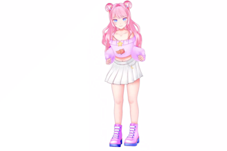 create mmd model, mmd pv, vrchat avatar, mmd video, live2d, chibidi live2d