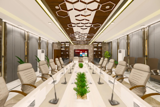 design interior of your office,co working space,meeting room