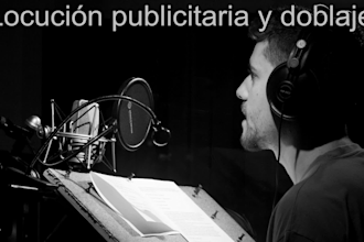 make a voice over in spanish from spain