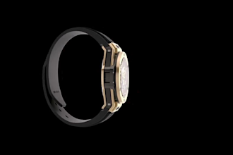 do stunning 3d watch animation 3d wristwatch design realistic watch rendering