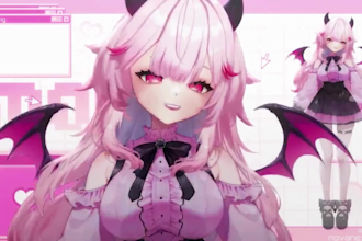 draw and rig anime live2d vtuber character high quality model for streaming