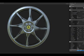 3d detail ready to print wheel,rim,tire prototype,brake,gum road latex model,ztl