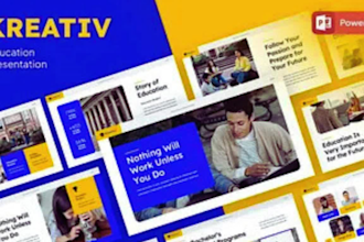 design powerpoint presentation, google slides, canva slide deck, and keynote ppt