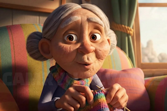 create a 3d cartoon character, avatar, animation or logo