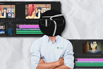 professionally edit an anime recap for youtube in 24h