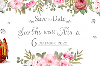 create save the date or invitation video card for any occasion