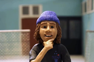 create professional stop motion, unique 3d claymation animation, clay character
