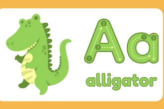 design custom educational worksheet and flash card