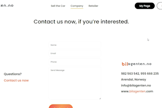 create react website landing pages front end developer