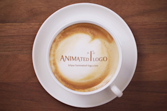do tea coffee shop cafeteria eatery logo animated video advertisement