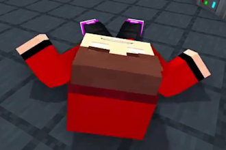 make professional 3d minecraft animation for you