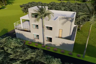 design house exterior model, rendering, walkthrough and 3d visualization