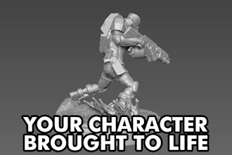 sculpt a custom 3d miniature for 3d printing