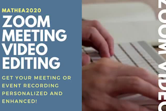 edit your zoom meeting footage