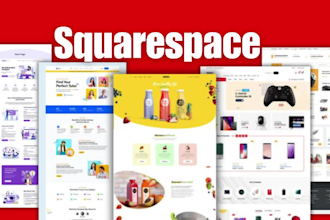 do modern squarespace website design or redesign squarespace website development