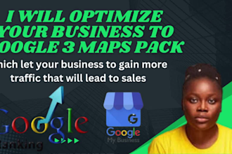 optimize rank google my business listing for local SEO, gmb 3map pack
