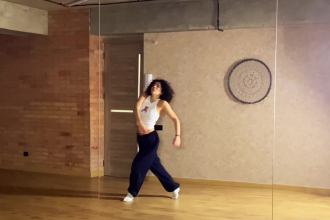 create a contemporary dance choreography on your song