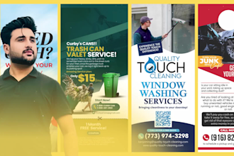 design perfect door hanger, rack card, dl flyer, postcard