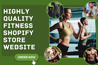 design fitness gym sport model exercise basketball wears shopify store website