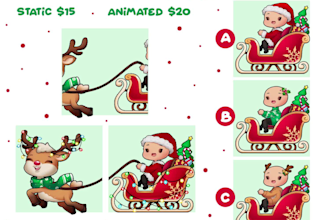 a cute christmas ych for you