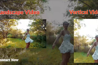 convert any video into landscape or portrait