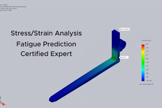 do professional fea stress analysis in solidworks for your design