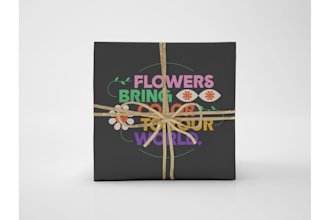 design unique tissue wrap design and 3d mockup
