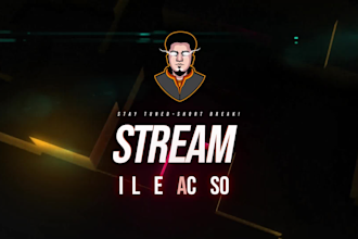 custom animated streaming package for twitch and other platforms
