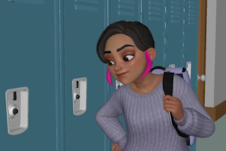 make a 3d animation in blender with your 3d character