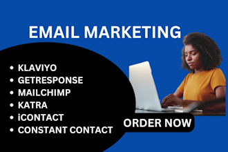 build high converting email marketing with mailchimp, icontact, constant contact