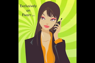 record a professional female voicemail or voice directory