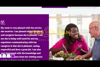 homecare website elderly care website homecare leads website content