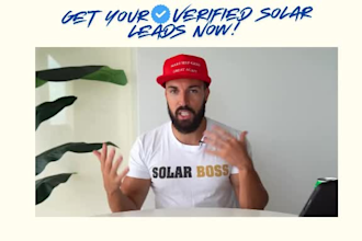 provide bulk verified solar leads for cold outreach