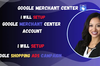 setup google merchant center account gmc  shopping ads campaign shopify store