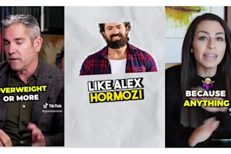 add alex hormozi style captions to the reels and videos