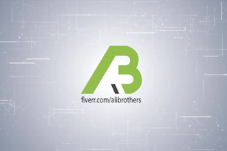 create construction logo intro