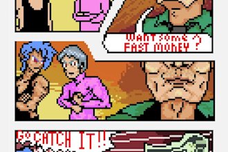 make you pixel art animation