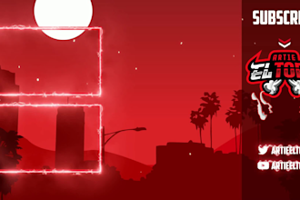 do gaming esport outro animation end screen for youtube, twitch, stream overlay