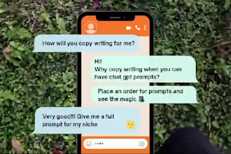 do custom chat gpt prompt for marketing , copywriting