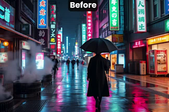 do any image animation, design animated picture, loop or custom animated gifs