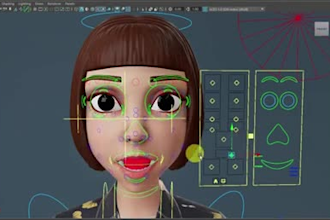 advance ue skeleton,rig3d for livelink,maya,blend rig,face expression,ik fk,nsfw