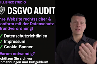dsgvo website audit fixes
