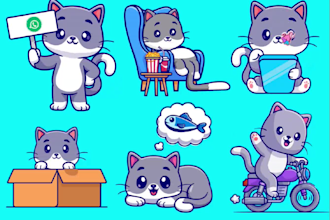 create animated sticker, emoji , whatsapp telegram,crypto