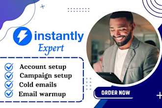 setup instantly ai automations workflow cold email outreach