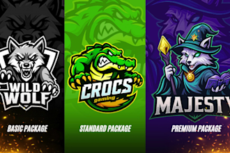 design a unique cartoon mascot logo