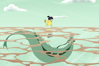 make a 2d cartoon animation video