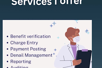 do complete rcm of medical billing for USA healthcare system